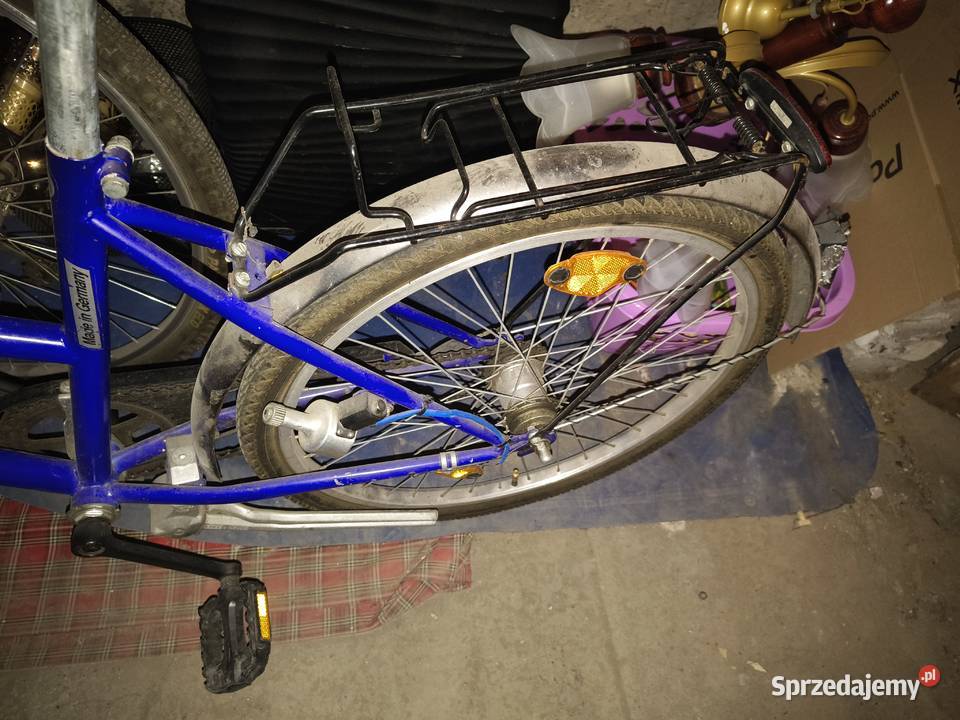Rower miejski Fischer granatowy Warszawa