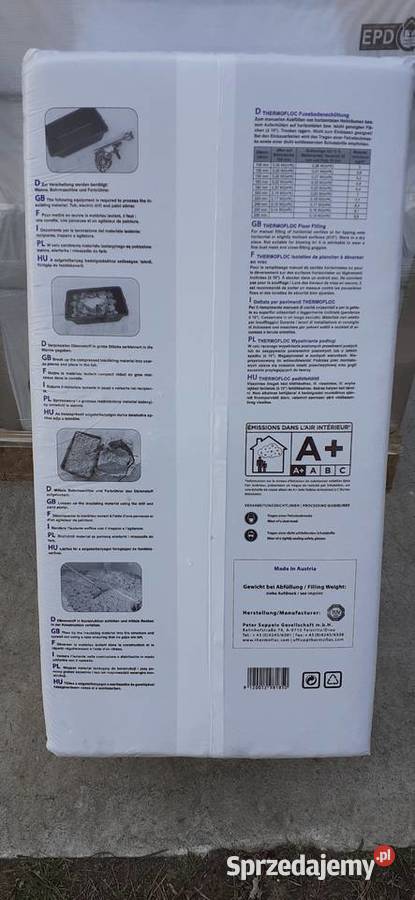 Izolacja celuloza Thermofloc do ręcznego Pozostałe Dmosin Drugi