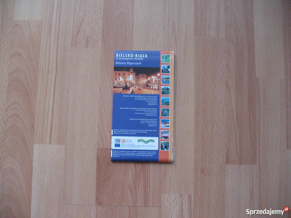 BielskoBiała w Euroregionie Beskidy mapa Mapy i przewodniki śląskie Chorzów