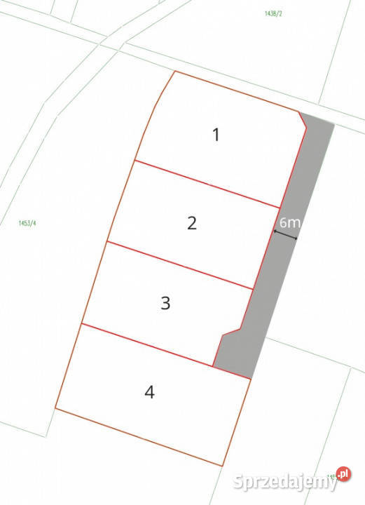 Działki budowlane Zawierzbie k Dębicy całość budowlana podkarpackie