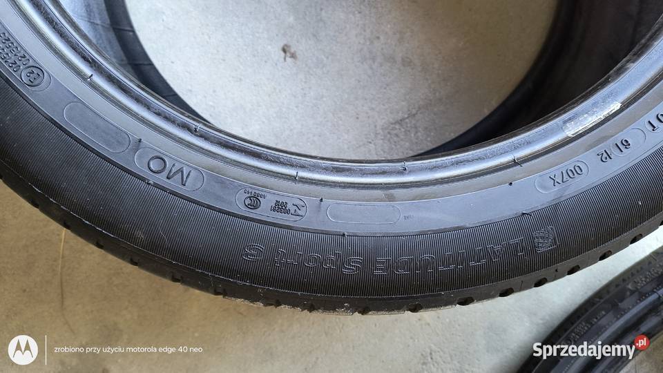 Opony Michelin Latitude Sport 3 para 285 40 20 z Bielsko-Biała sprzedam