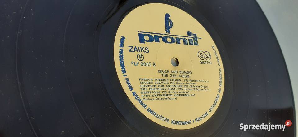 Bruce Bong płyta winylowawinyl