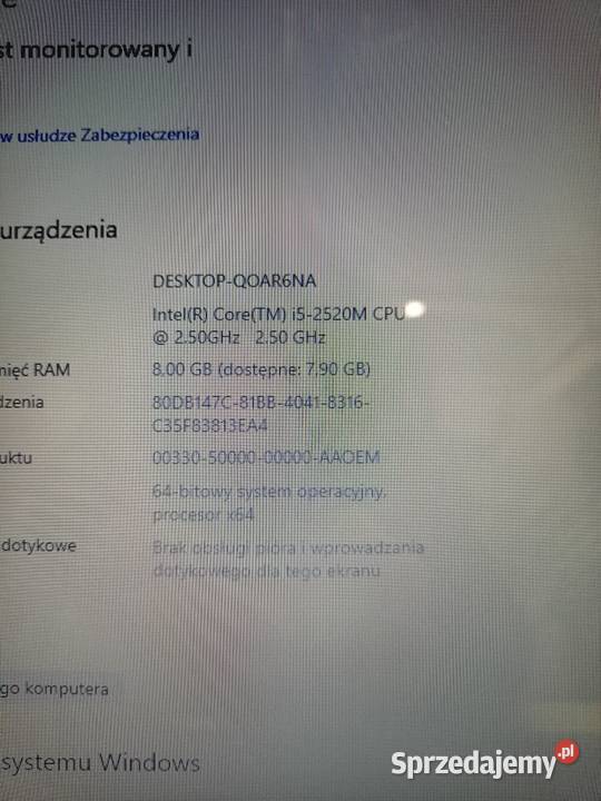 Laptop Dell 15 duża bateria 15-15.9" Laptopy i netbooki Cięcina