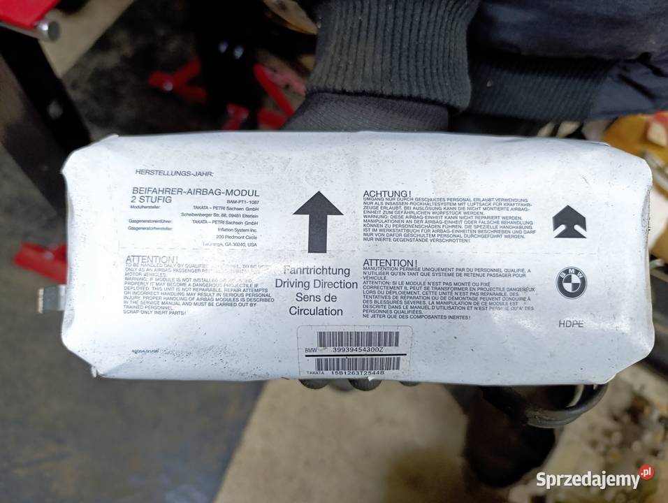 Bmw e46 poduszka powietrzna pasażera airbag mazowieckie