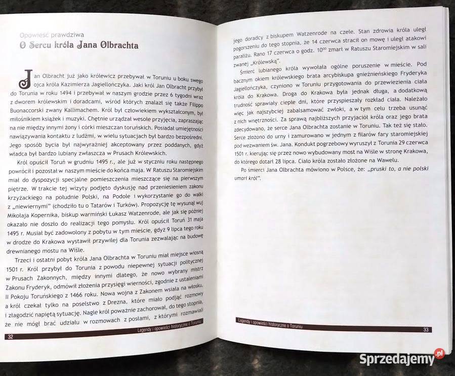 Legendy i opowieści historyczne o Toruniu Benon łódzkie Bełchatów