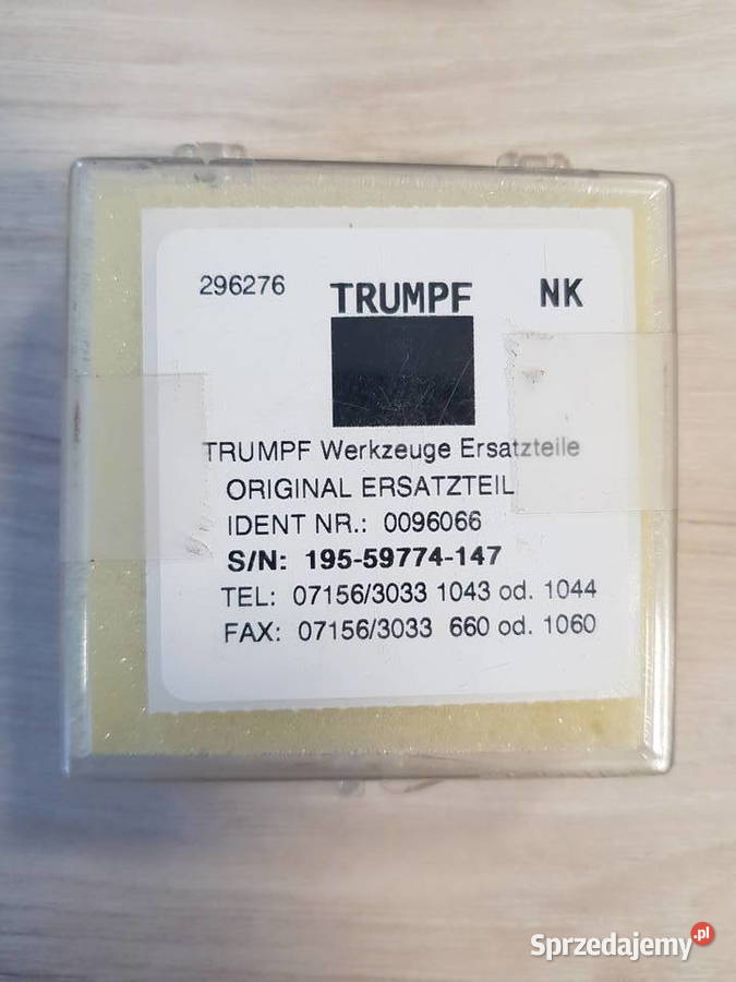 Laser 2D Trumpf tlc4030 soczewka Ophir dysze małopolskie Olkusz sprzedam