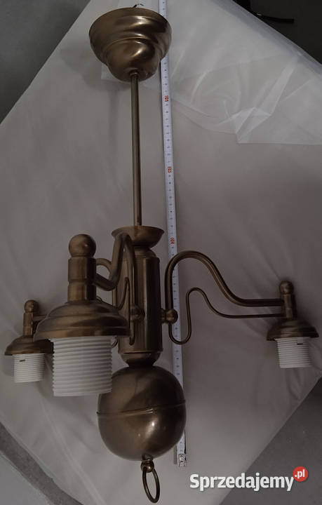 lampa sufitowa żyrandol 3 ramienny bez kloszy Kielce