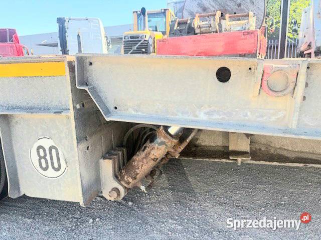Naczepa niskopodwoziowa do maszyn 48 tonowa mazowieckie