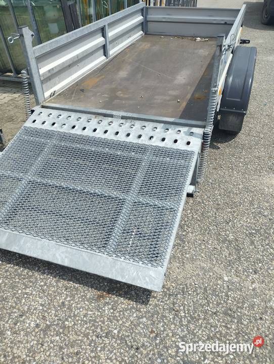 Przyczepa dwuosiowa z najazdem 2021 Faktura Rybnik sprzedam