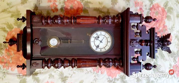 Stary Zegar Carl wernerOk1900rRegulator Ciasna