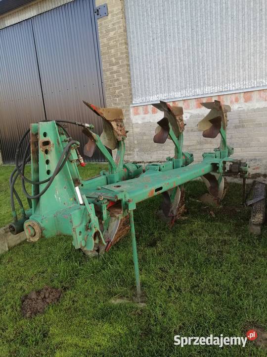 Pług 3 skibowy obrotowy huard MF lekki transport Bogoria sprzedam