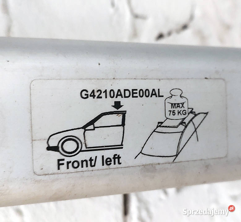 Belki bagażnik dachowe Hyundai i30 oryginał Pozostałe śląskie Dąbrowa Górnicza