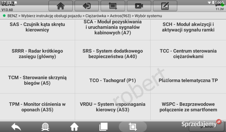 Tester HD pojazdy ciężarowe rolnicze budowlane Narzędzia warsztatowe Siedlce