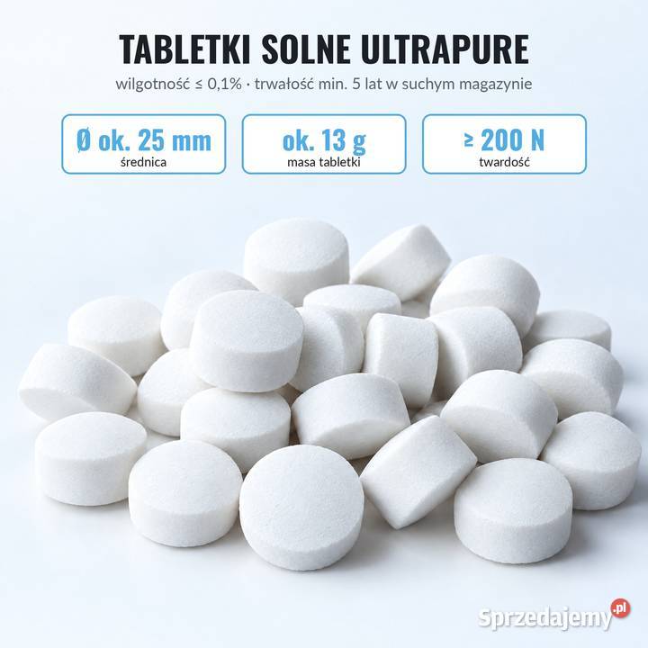 Tabletki solne ULTRAPURE AGRADE paleta 1000 1249