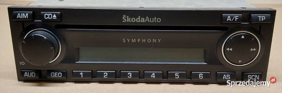 RADIO SYMPHONY SKODA SUPERB I 1 OCTAVIA I II Układ elektryczny Mielęcin
