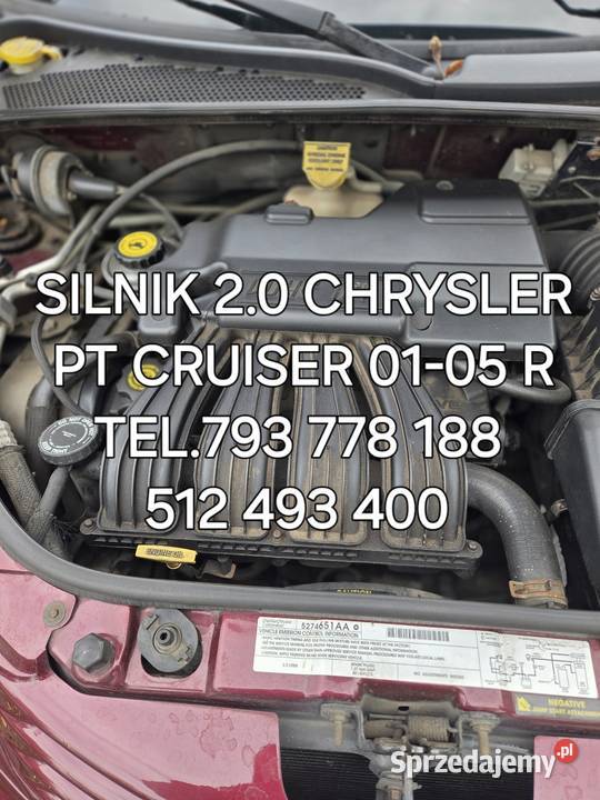 SILNIK DZIWEICZY 20 CHRYSLER PT CRUISER 0105 R Kawnice