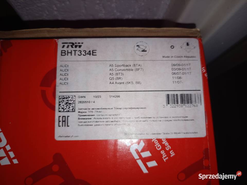 Zaciski hamulcowe Audi A4 A5 Q5 z hamulcem Warszawa