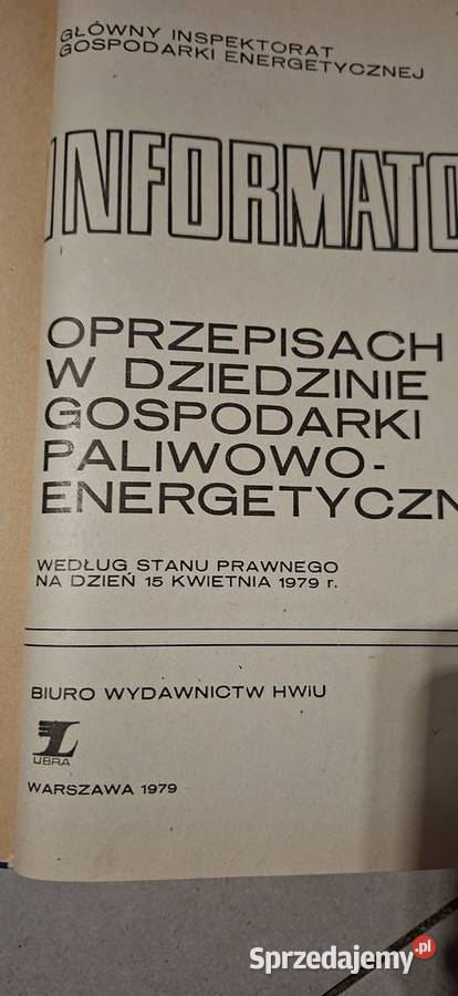 Rzadkie III wydanie Informatora przepisy Łęczyca