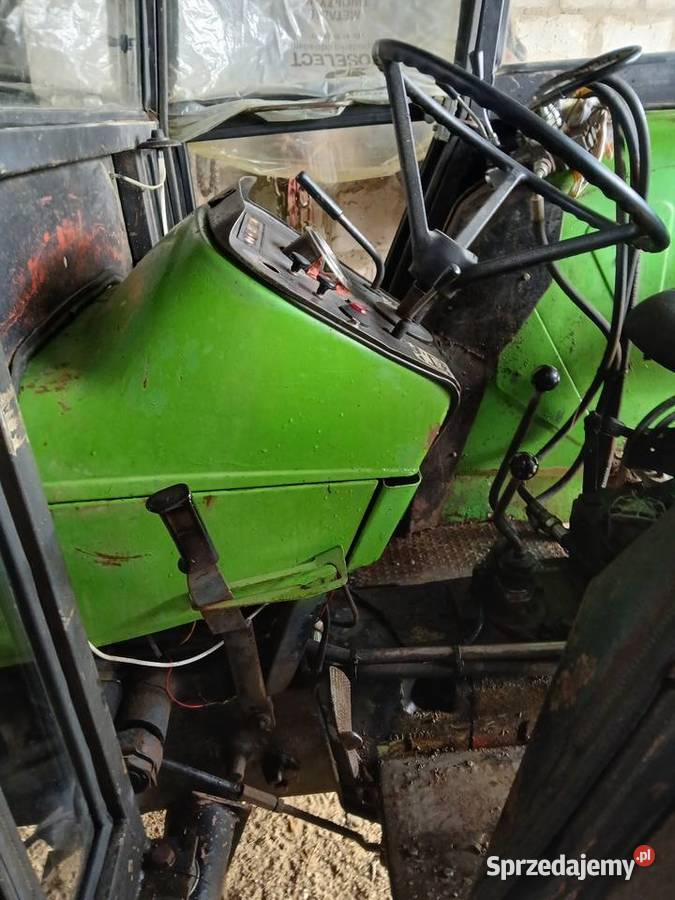 Deutz 5206 z turem ładowaczem Chybice