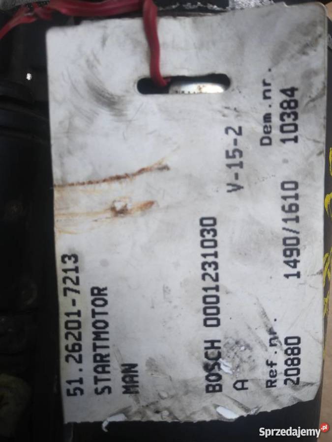 rozrusznik silnika Man 0001231030 Staszów sprzedam