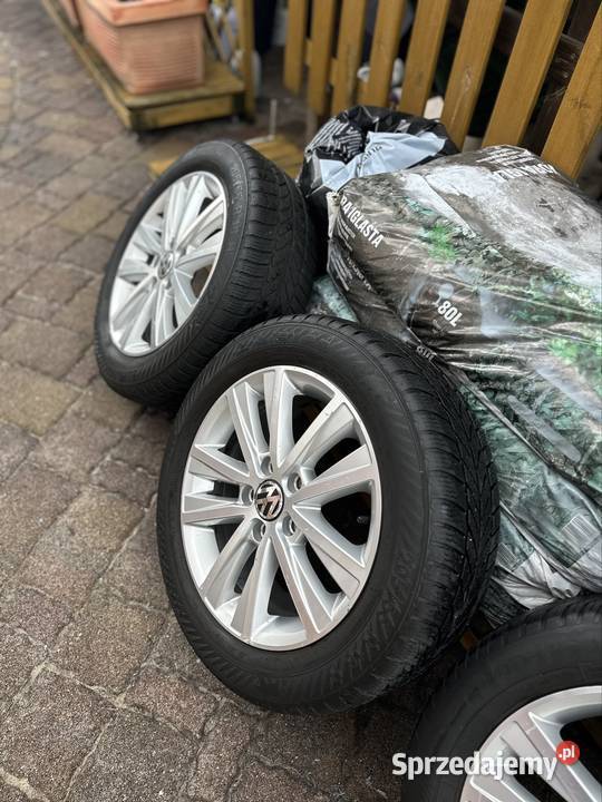 Felgi Oryginalne VW Caddy z oponami 20555R16 dolnośląskie Wrocław