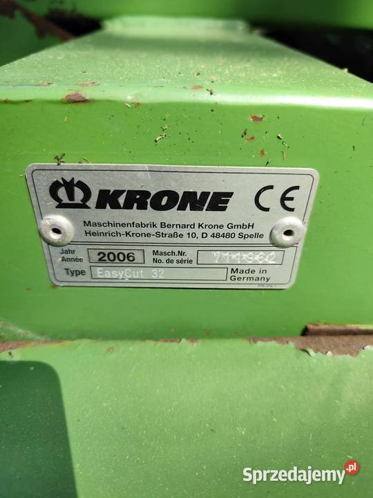 Kosiarka czołowa Krone Krone Grajewo sprzedam