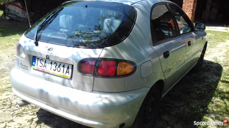 Daewoo Lanos 15 Srebrny stan świętokrzyskie Kamieniec