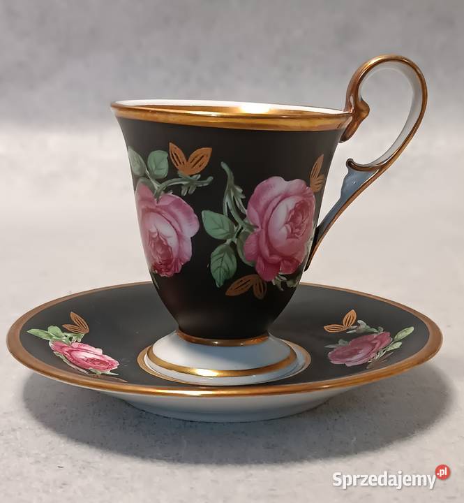 Rudolf Wachter Filiżanka Duet Romantyczny Różany Stargard