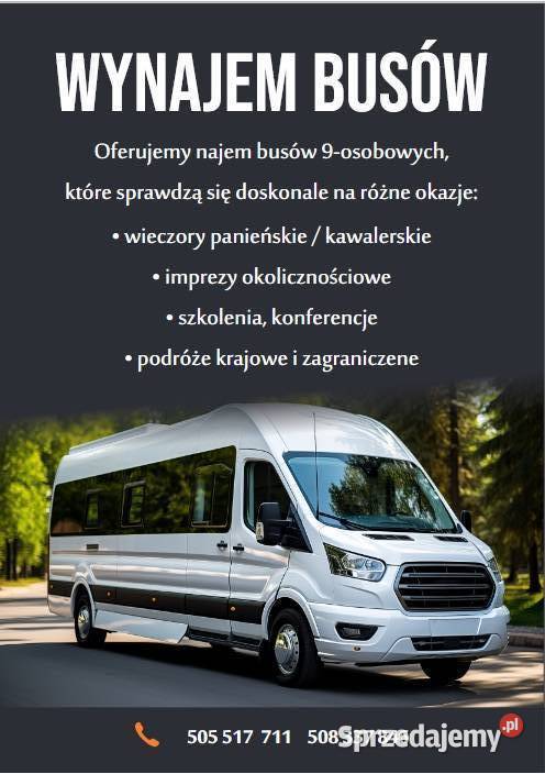 Wynajem Busa Osobowego Wynajem pojazdów Pułtusk