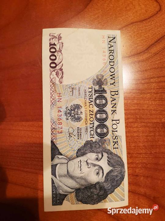 Banknoty z czasów PRL stan idealny