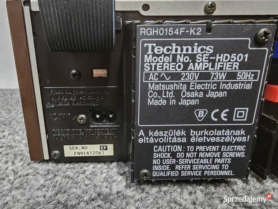 wzmacniacz stereo Technics SEHD501 wysyłka Kraków