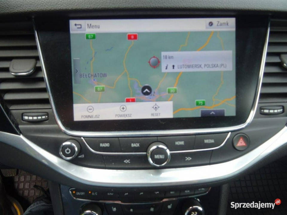 Opel Astra K 14 150BezwypadkowyBogate wielofunkcyjna kierownica Astra Łódź