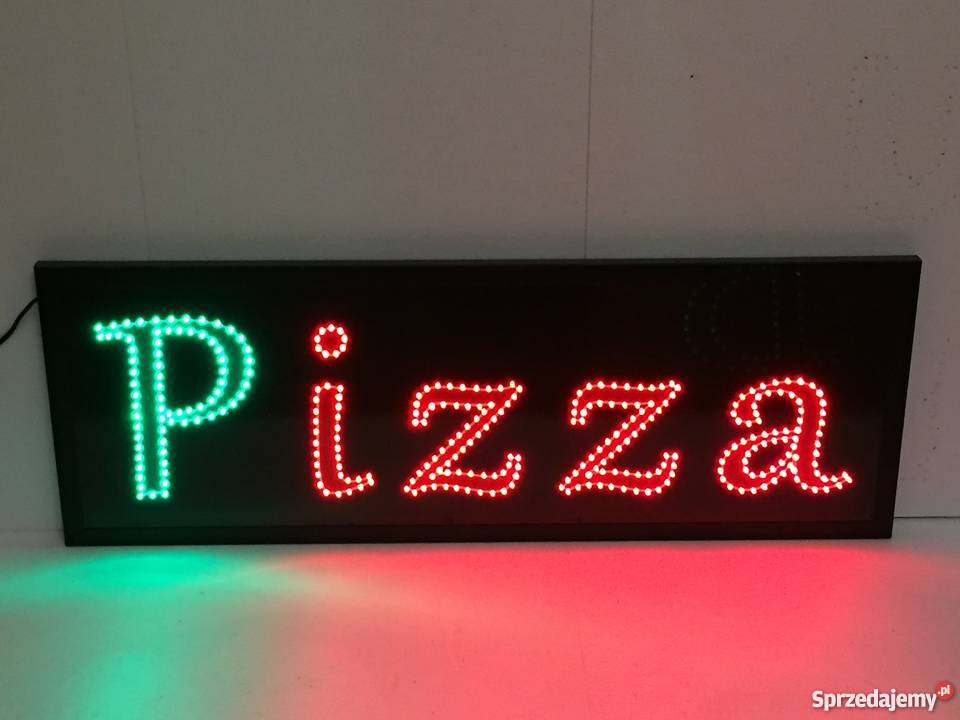 PIZZA reklama LED 100x36 zewnętrzna NOWA Pomiechówek