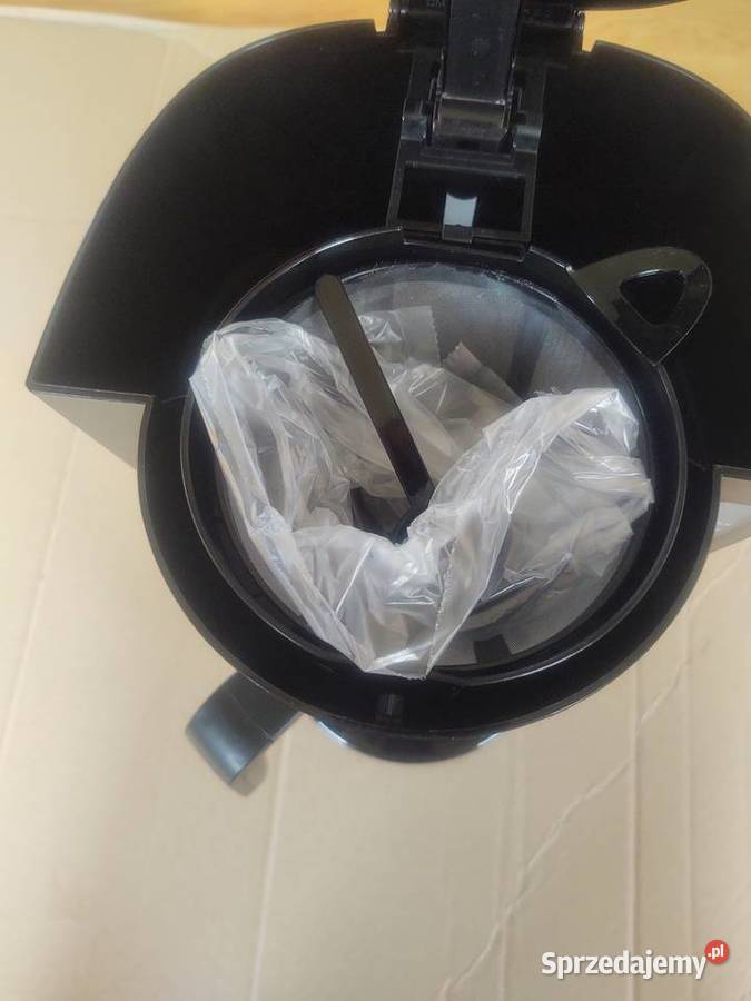 Ekspres przelewowy dzbanek termos biały czarny