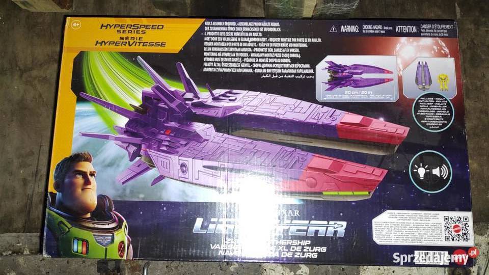 Statek lightyear buzz astreal Hyperspeed ZURG wielkopolskie Książ Wielkopolski