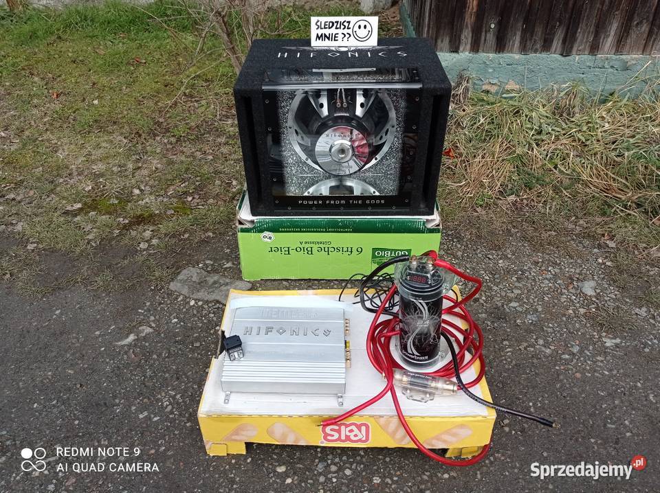 Tuba Subwoofer Skrzynia Basowa Wzmacniacz Kiełczyn