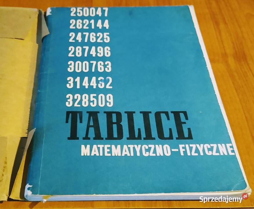 Tablice matematycznofizyczne oprac Wanda Gdańsk