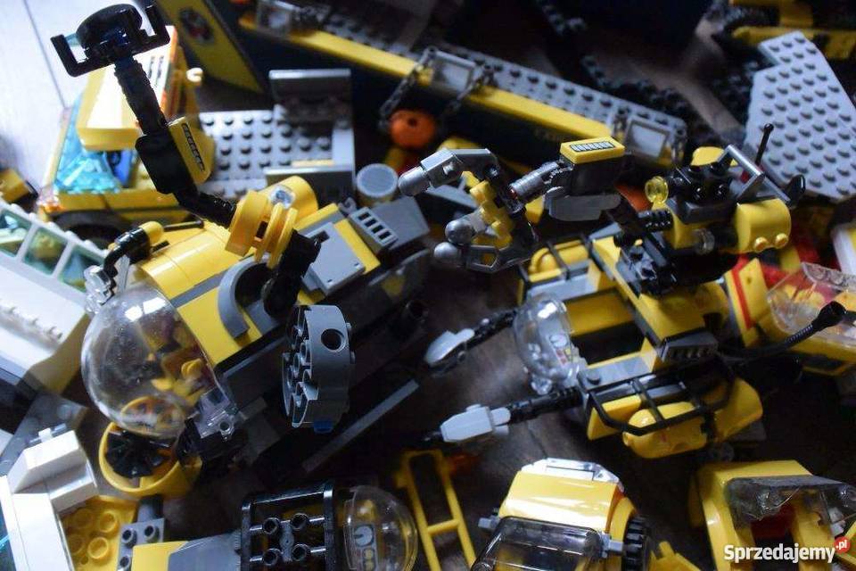 LEGO Statek Głębinowy 60095 Auto Helikopter Łódź