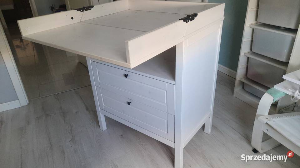 Komoda z przewijakiem biała Ikea w stanie
