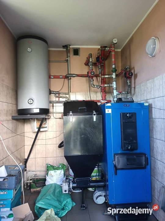 Kocioł grzewczy piec GRMG 27kW boiler pompy Trąbki Wielkie
