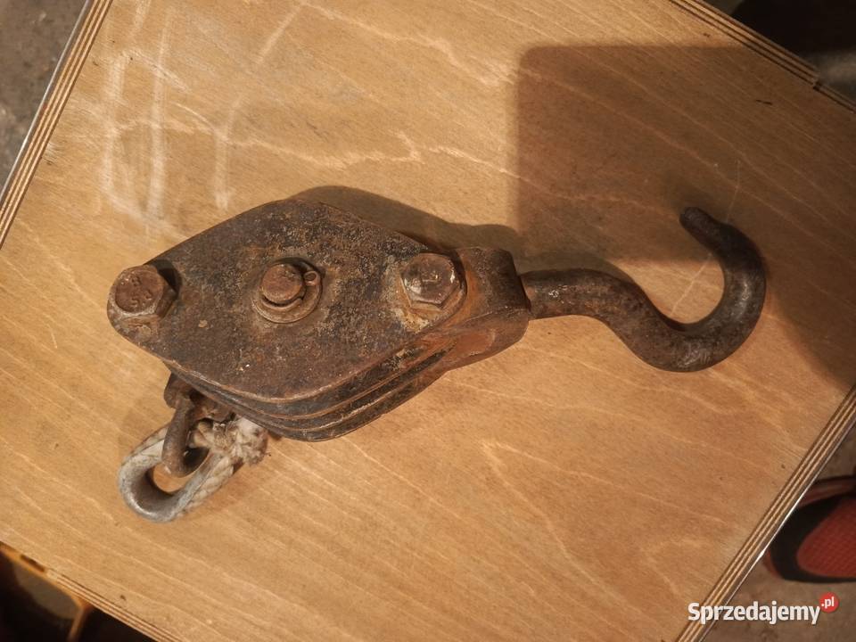 Stary bloczek okrętowy Gostyń sprzedam