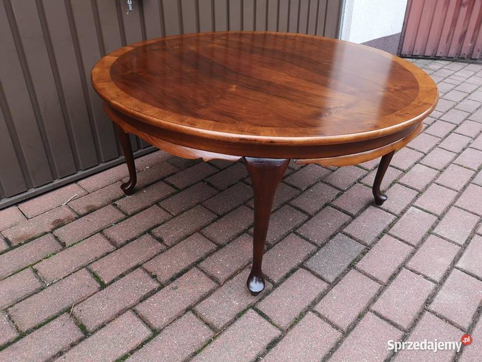Stolik Ława Kawowy Orzech Ludwik Stary Renowacji wielkopolskie Swarzędz