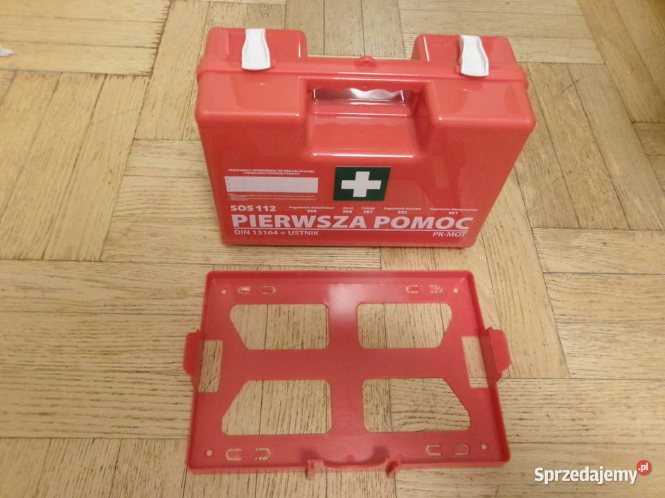 Apteczka do biura z wyposażeniem DIN 13164 mazowieckie Legionowo