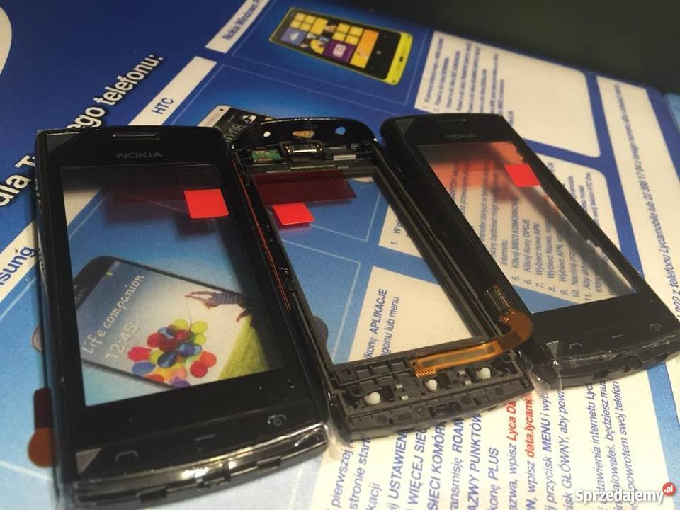 DOTYK SZYBA PRZEDNI PANEL DIGITIZER NOKIA 500 Warszawa