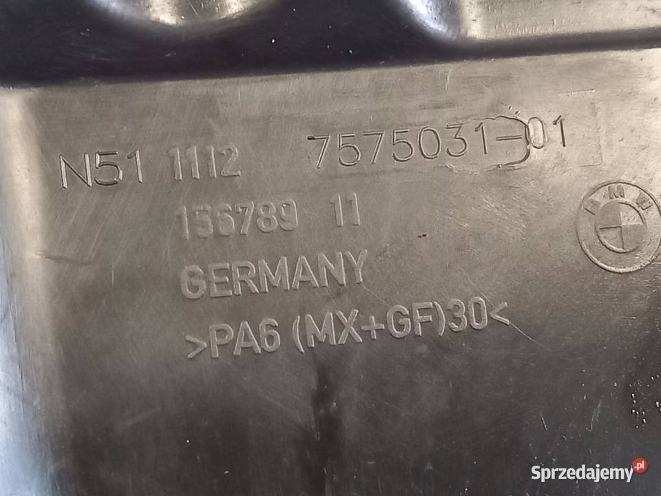 BMW E60 E91 25 30 pokrywa silnika 7575031 świętokrzyskie