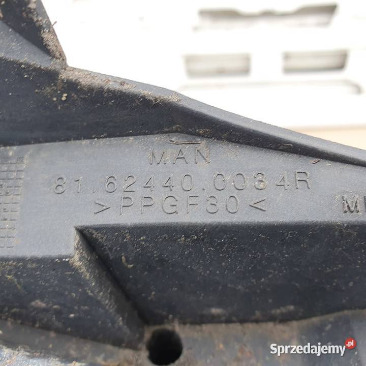 MAN TGA NAROŻNIK ODWADNIACZ SPŁYW WODY Karoseria Bieleń