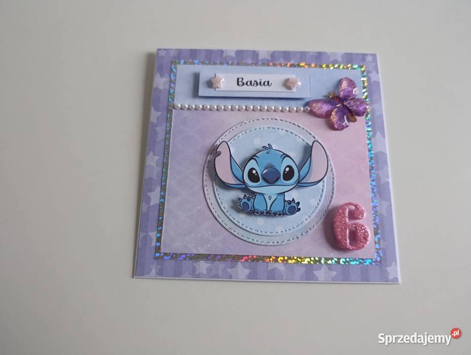 Personalizowana kartka na urodziny ręcznie Rękodzieło Antyki, Sztuka, Kolekcje Łódź