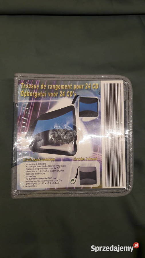 Pokrowiec futerał na 24 płyty CD opolskie Głuchołazy
