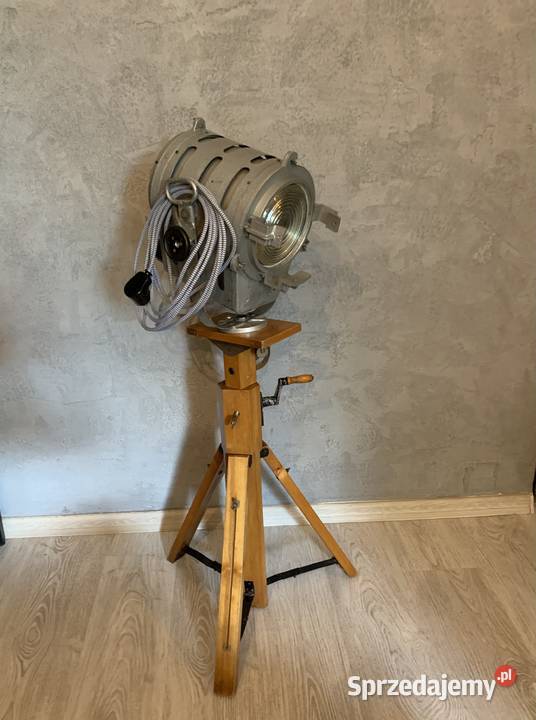 Polska Lampa LOFT VINTAGE FILMOWO TEATRALNA PRL Poznań sprzedam