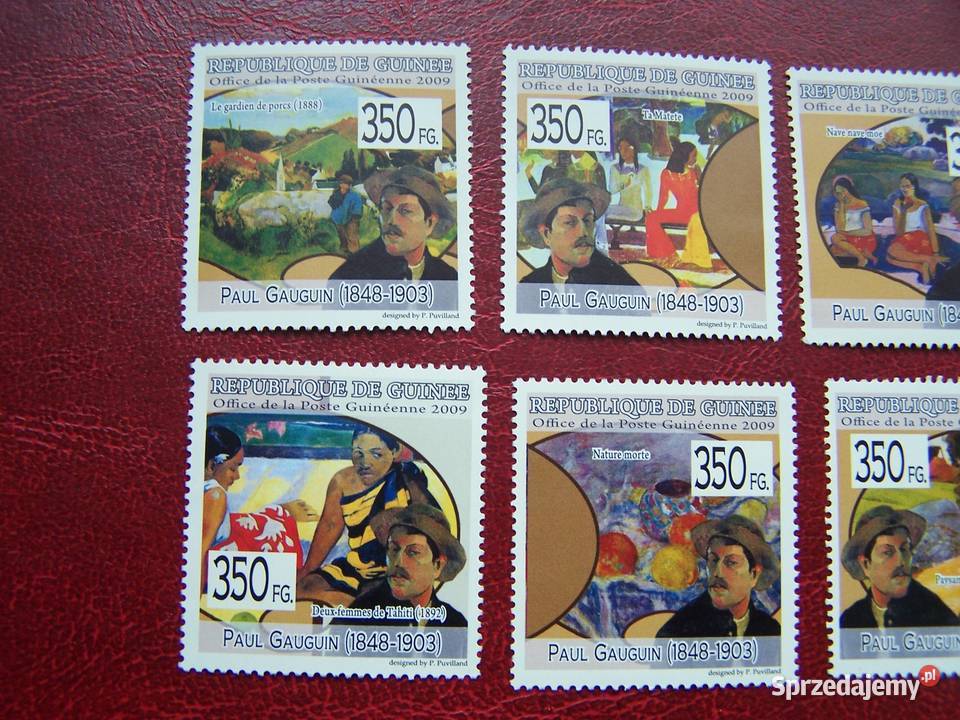 Gwinea 2009 MNH Sztuka Malarstwo Paul Gaugin Tychy